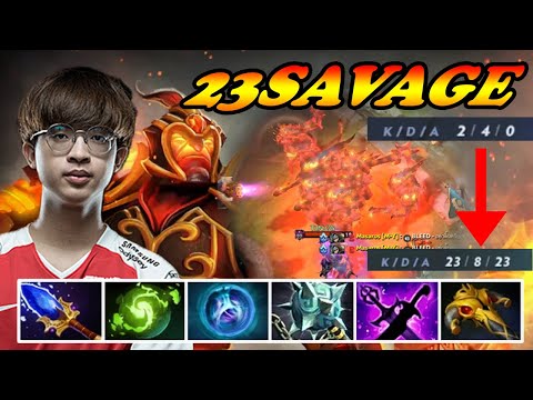 23Savage Ember Spirit Redemption mode from feeder to hero | Giveaway | Dota 2 Pro Gameplay