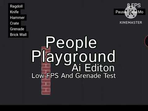 People Playground AI Edition - Low FPS And Grenade Test