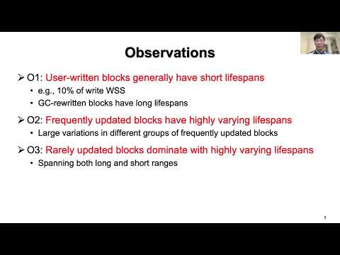 FAST '22- Separating Data via Block Invalidation Time Inference for Write Amplification Reduction...