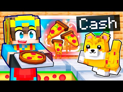 Cash - Playing Minecraft as a HELPFUL Pizza Puppy!