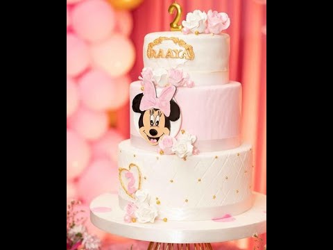 Minnie Mouse Themed Birthday Cake