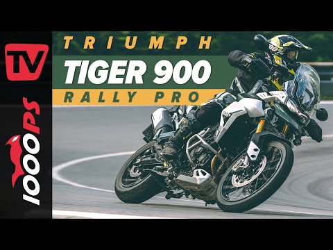 Triumph Tiger 900 Rally Pro im großen Reise Enduro Vergleich 2020