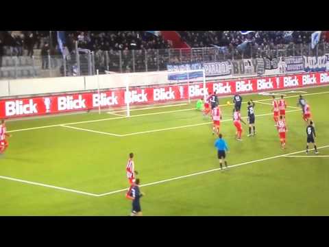 FC Thun vs FC Zürich 1-4 - Goal Etoundi - Schweizer Cup Viertelfinale - 12/12/15