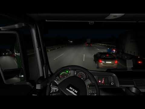 Hamburg-Osnabrück Late Night Deliver With MAN TGX Euro 6 XLX