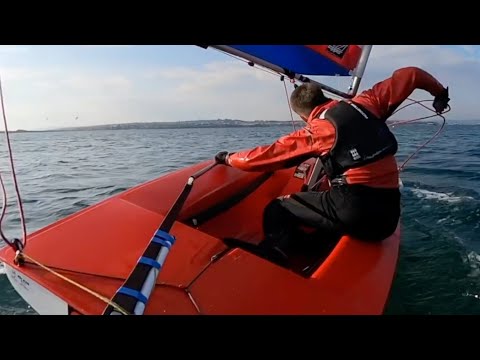 THE GYBE - GOPRO - Learn to Sail - TOPPER - Dinghy Sailing Techniques - RAW footage