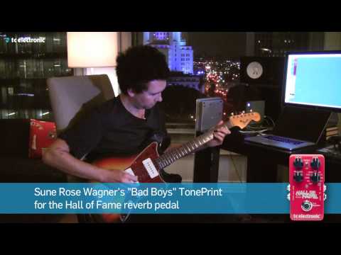 Sune Rose Wagner (The Raveonettes) demoes his "Bad Boys" Reverb TonePrint