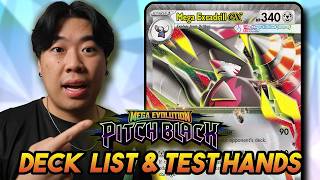 Mega Excadrill Ex Deck List & Test Hands | Pitch Black Format