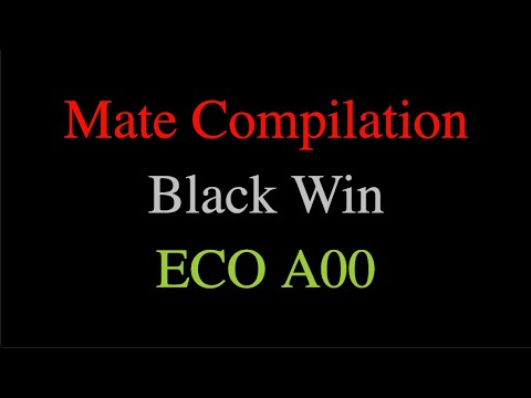 Compilation How ECO A00 Checkmate Opponents Using Black