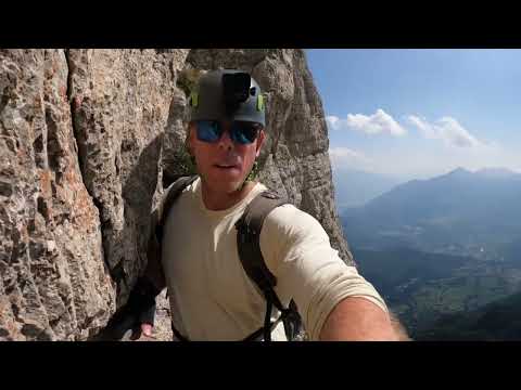 Via Ferrata Delle Aquile “Eagles ferrata” Dolomites, Italy