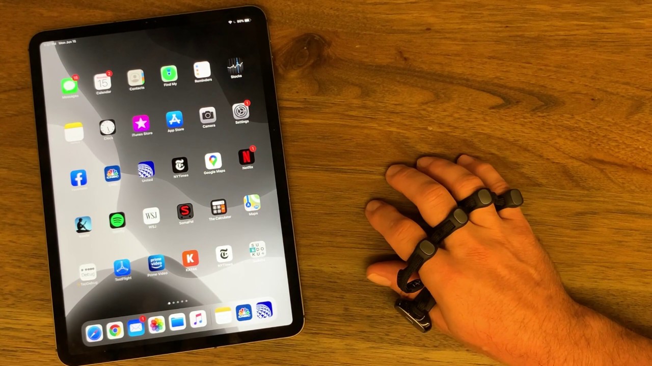 Use Tap to Completely Control Your iPad...without the bulk and weight of keyboards & trackpads