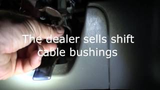 Mazda Tribute and Ford Escape shifter issue quick fix