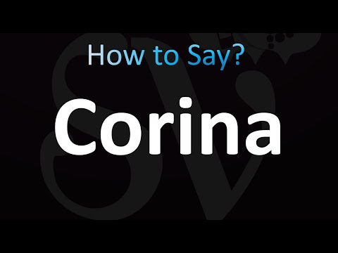 How to Pronounce Corina (correctly!)