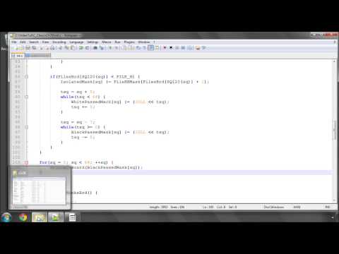 Programming A Chess Engine in C Part 78 - Improving Evaluation - Pawn Bitmasks