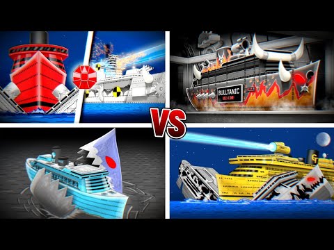 The Beasts of the Seas vs Luxury Ships 💎⚓️⭐️(part 3)
