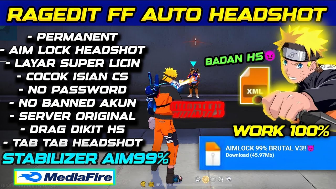 AIMLOCK PALA 100%‼️ REGEDIT FF AUTO HEADSHOT !! TERBARU 2025 ANTI SERVER CHEAT & ANTI BANNED