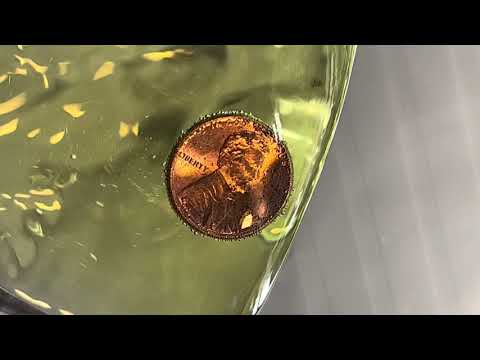 A Penny Meets Hydrochloric Acid. See what happens with this chemical reaction-make a hollow penny.