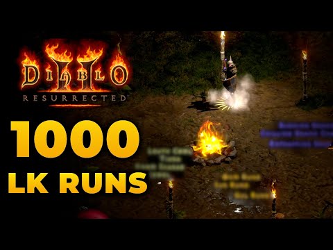 Diablo 2 Resurrected - 1000 Lower Kurast runs - Hunt for Enigma!!