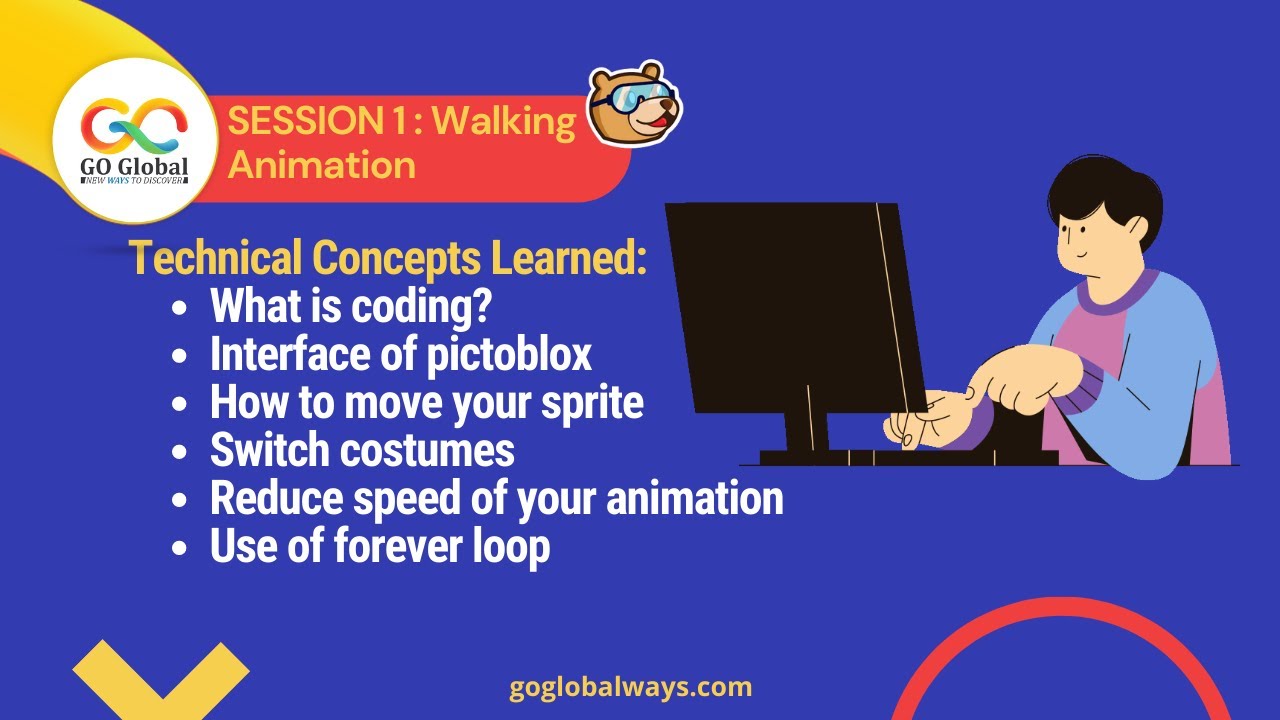 Want to learn Scratch Programming? Learn basics of block coding in 6 sessions.