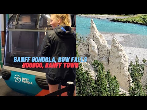 Visiting Banff Gondola, Sulphur Mountain, Hoodoo, Bow Falls, Surprise Corner and Banff Town | 8K Vid