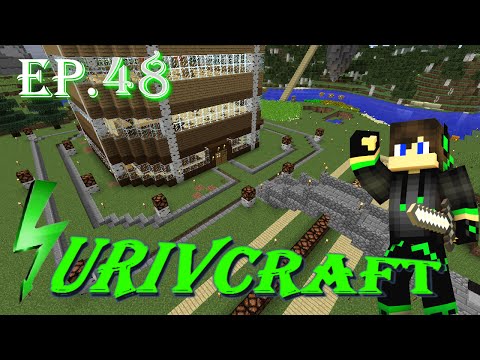 Surivcraft Ep.48 - Strada con illuminazione AUTOMATICA