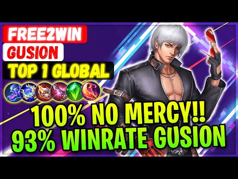 100% No Mercy!! 93% Winrate Gusion S26 [ Top 1 Global Gusion ] Free2win - Mobile Legends Build