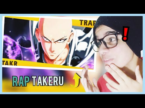 REACT SOU APENAS UM VILÃO POR DIVERSÃO - Saitama Rap (Versão Sombria) | Takeru [Prod. 808 Ander]
