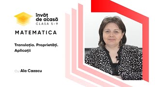 Translația. Proprietăți. Aplicații