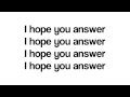Answer Tyler The Creator Lyrics On Screen HD