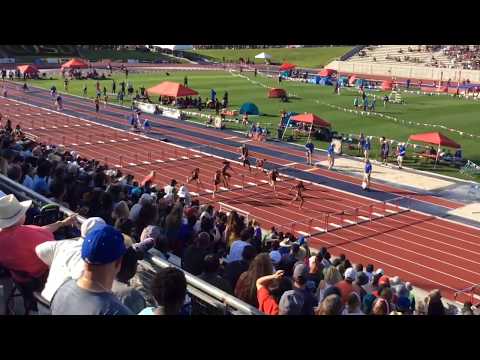 Girls 100m Hurdles (3 heats)-2019 T&F CIF State Prelims