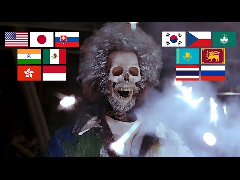 "MARV GETS ELECTROCUTED" in different languages