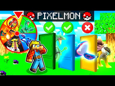 MINECRAFT PIXELMON MA LA RUOTA BANNA IL POKEMON COLORATO
