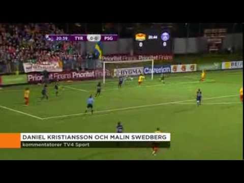 Champions League: Tyresö FF 2 - 1 Paris Saint-Germain FC 2013-10-09