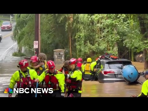 East Coast slammed with heavy rains and flooding