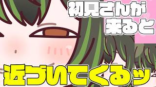 【参加型】初見さんが来てくれると近づいてくるっ【助けて】