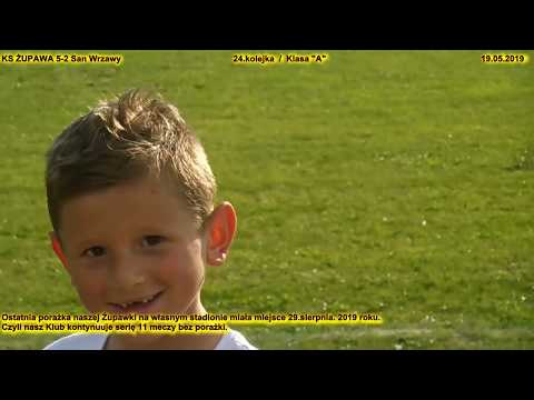 Skrót meczu: KS Żupawa - San Wrzawy (19.05.2019) Klasa "A" / 24.kolejka