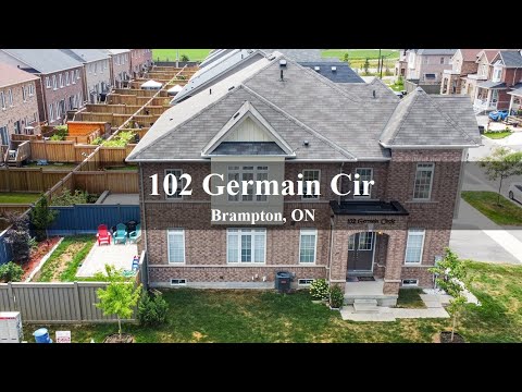 102 Germain Cir, Brampton ON