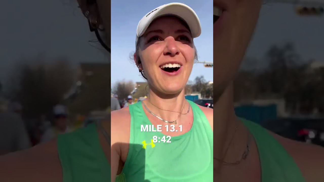 My first marathon 🥹🎉 stronger from it but I don’t know if I’m hooked just yet…