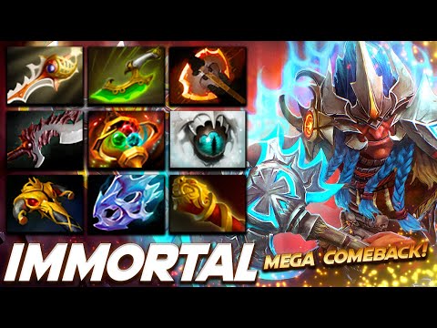 Troll Warlord Immortal Megacreeps Comeback - Dota 2 Pro Gameplay [Watch & Learn]