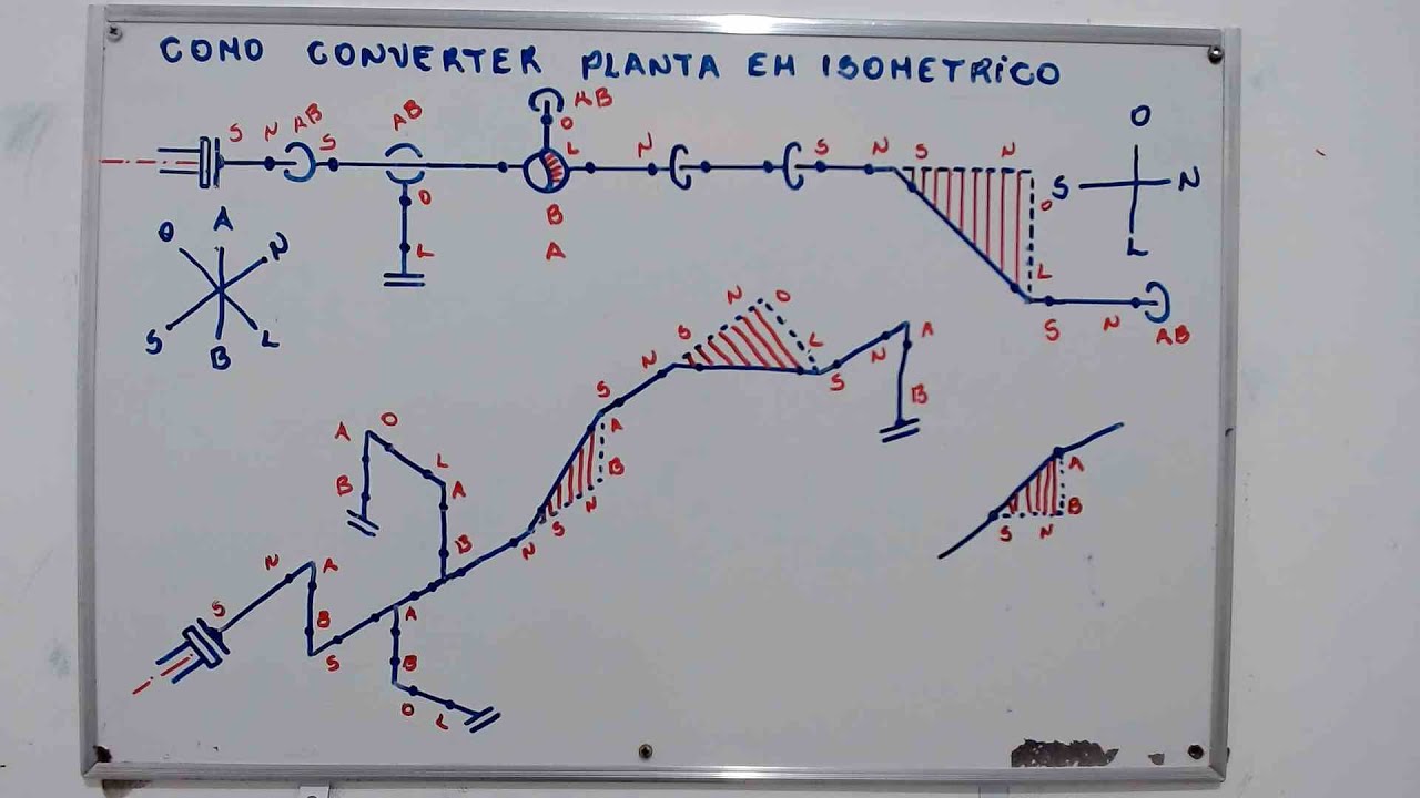 Aula_16 - Como converter planta de Tubulação em Isométrico.