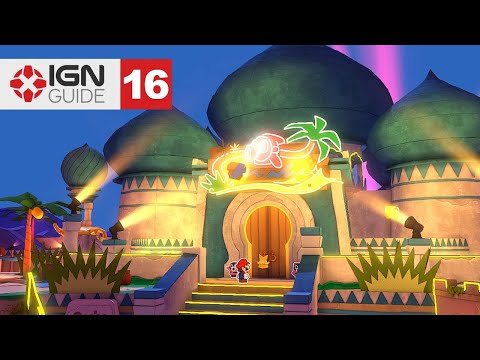 Paper Mario: The Origami King Walkthrough - Into the Sandpaper Desert [Part 16]