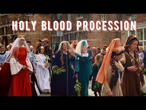 HOLY BLOOD PROCESSION & PARADE IN BRUGES, BELGIUM 🔸 Belgian culture 🔸Ascension day in Europe 🔸