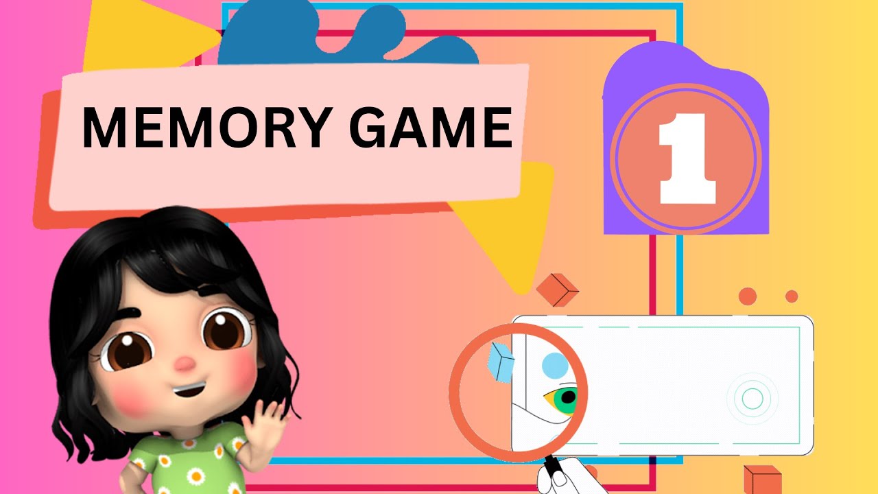 Visual Memory Game For Kids | Practice My Worksheets