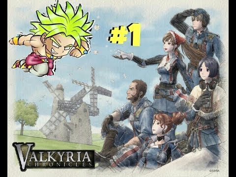 Valkyria Chronicles Walkthrough - Part 1 - Let's Play With Broly - PS3 RPG