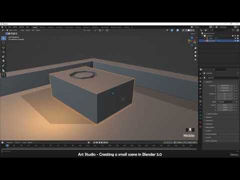 Blender | Create 3D LOW-POLY Model #4 - Model an air conditioner using add on