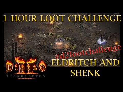 One hour loot challenge - Eldritch and Shenk - Diablo 2: Resurrected