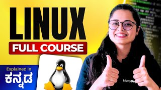 Linux Tutorial 2024 for Beginners | Learn Linux in Kannada | MicroDegree