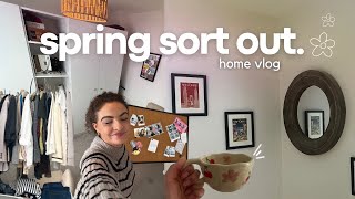 Let's sort out my new wardrobe! | spare room, home office, spring sorting  💛🌸