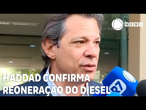 Haddad confirma reoneração do diesel a partir de janeiro