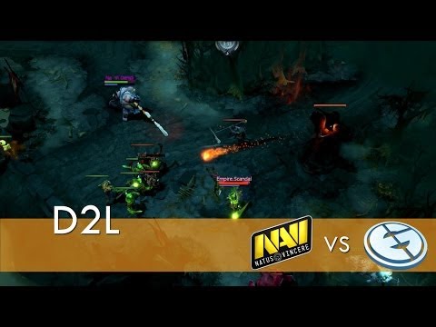 Navi vs EG D2L Game1, Highlight