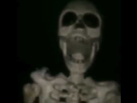 Череп крутится мем